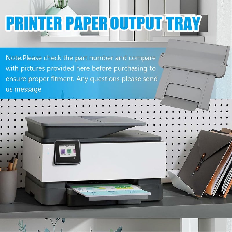 Atsuhut Printer Paper Output Tray Compatible with HP 9010 9012 9013 9014 9015 9016 9018 9019 9010E 9016E 9015E 9018E 9013E Paper Output Tray for HP OfficeJet Pro 9010 - Image 5